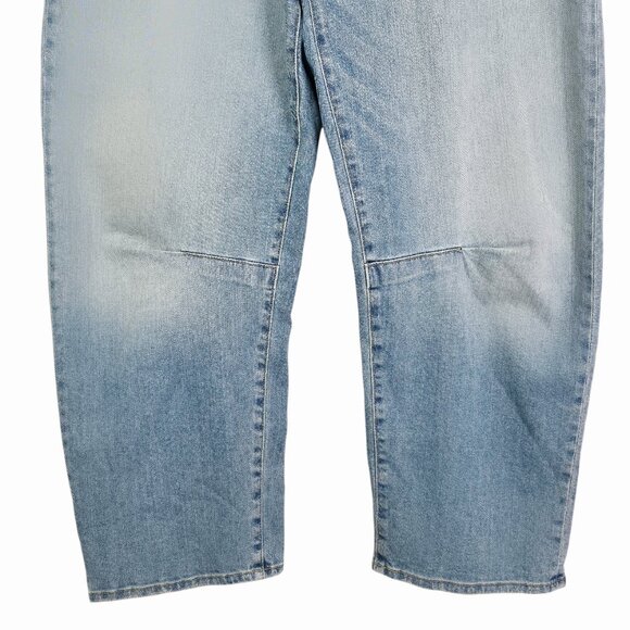 Nili Lotan Shon Jean Summer Wash Barrel Leg Denim Size 31 - Picture 6 of 10